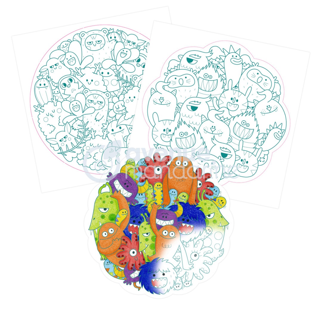 Graffy Pop Mandala s motivy kočiček